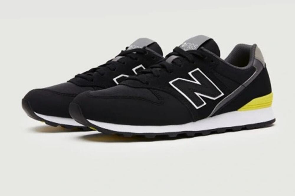 NEW! FIGS x New Balance '996' Sneakers in BLACK/YELLOW (9)
